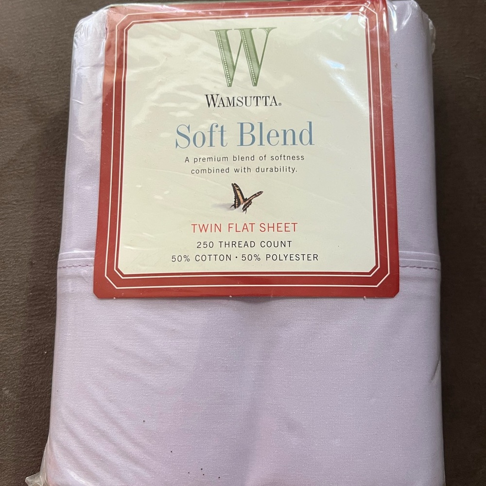 NWT Vintage Wamsutta Soft Blend Twin Sheet